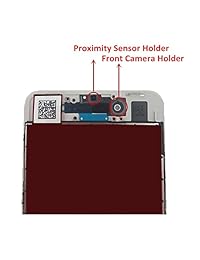 Repuesto de pantalla premium para iPhone 8G (4,7 pulgadas) Kit de reparación completo de pantalla LCD táctil 3D, digitalizador táctil LCD de repuesto con cristal templado, herramientas, instrucciones (idioma español no garantizado), Blanco