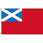 AZ FLAG - Scottish Red Ensign Flag - 3x5 Ft - 100D Polyester Scotland Historic Banner with Two Metal Grommets - Fade Resistant - Vivid Colors - 3' x 5' Feet - 150x90 Cm