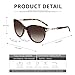 AOMASTE Retro Square Polarized Sunglasses for Women 100% UV400 Protection Lens Driving Outdoor Eyewear