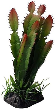 Artificial Cactus Pant On base For Vivariums