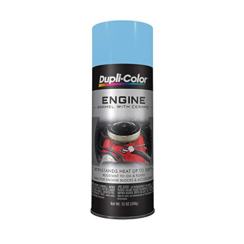 Dupli-Color DE1616 Ceramic Pontiac Blue Metallic Engine Paint - 12 oz.