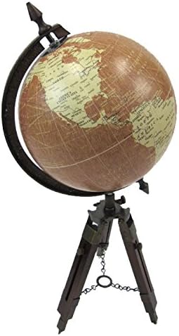 1949 French Desktop Globe with Stand