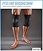 Sparthos Knee Compression Sleeves (Pair) - Support Sports, Running, Joint Pain Relief - Knee Brace Men Women - Knee Sprains Strains Arthritis Ligament Injury Recovery (Black-S)