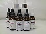 Complete Mini Pak For Total Skin Whitening with: Hyaluronic Acid Bleaching Gel 30ml, Brightening & Hydrating Cleanser 120ml, OTCRILUM 3D High Potency Whitening Gel 3oml, Skin Whitening Peel Complex 30ml & Swiss Clairderm Deep Bleach Cream For Color 120ml