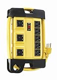 Woods 4655 Power Strip, 8-Outlet