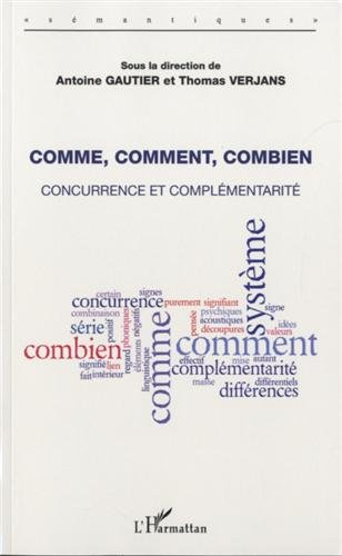 Comme, comment, combien