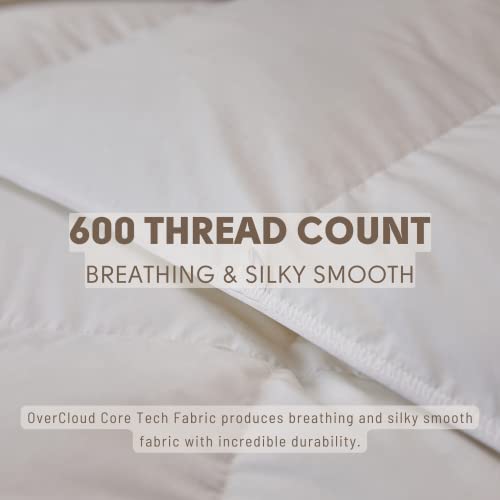 baisihan OverCloud™ Goose Down Pillows, Down Pillow for Stomach Sleeper