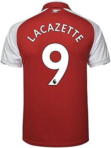 ORSIV Lacazette #9 Arsenal Home 17-18 Soccer Jersey Men's Color Red Size S