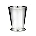 Klikel Mint Julep Cup - Moscow Mule - Use For Kentucky Derby - Classic Beaded Trim Border -stainless Steel 12oz Set Of 4