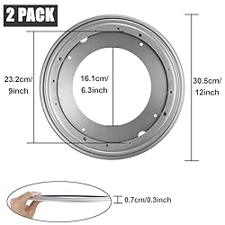 RHBLME 2 Pack Lazy Susan Hardware 12