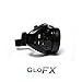 GloFX Wormhole Kaleidoscope Goggles - Festival Rave Costume Cosplay Prism EDM 3D Welding Gothic Goggles (Black)
