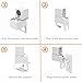 Outlet Wall Mount Compatible Wyze Cam Pan, Upgraded Version AC Outlet Wall Plug Mount Stand Holder Bracket Without Messy Wires or Wall Damage - 2 Pack