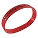 Gadow Jewelry 2-Pack Eliquis Blood Thinner Medical ID Alert Silicone Wristband Bracelets Men or Women