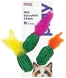 Petstages Mini Succulent Catnip & Crinkle Cat Toys 3 Pack