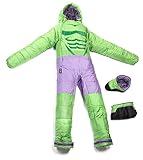 Selk'bag Incredible Hulk Sleeping Bag, Small, Green