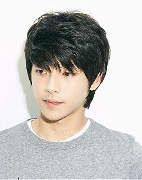 Korean Lover Style Fashion Cool Men Fluffy Short Curly Wig For Boy