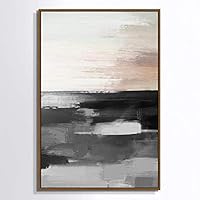 Framed Canvas Wall Art Abstract Texture Canvas Prints Home Artwork Decoration for Living Room,Bedroom - 16x24 inches