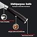 XGATML FERGRELM Chef Knife - Pro Kitchen Knife 10 Inch Chef's Knife Ultra Sharp High Carbon Stainless Steel Knife with Ergonomic Handle for Home Kitchen & Restaurant (10inch Chef Knife)