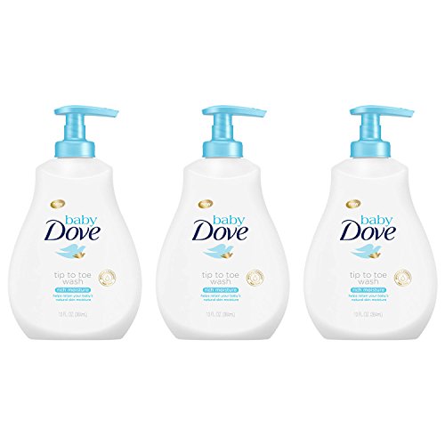 Baby Dove Tip to Toe Wash, Rich Moisture 13 oz, 3 Pack