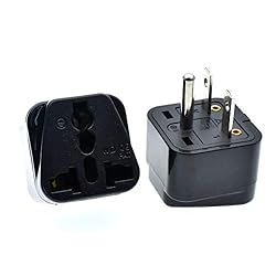 Tekit Black NEMA 6-15P Universal Plug Adapter