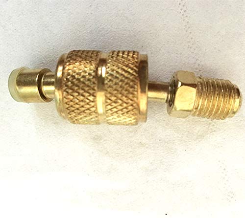 vznbJuan 5/16" Female SAE to 1/4" Male SAE Swivel Adapter for R410a with Thimble Mini Split HVAC System,Pack of 2