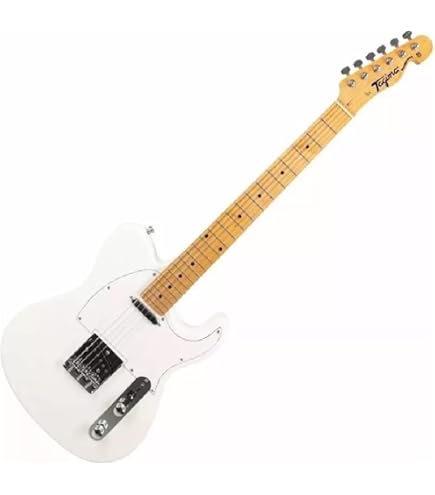 Amazon.com: Tagima TW55 Olympic White Solid Body T style guitar