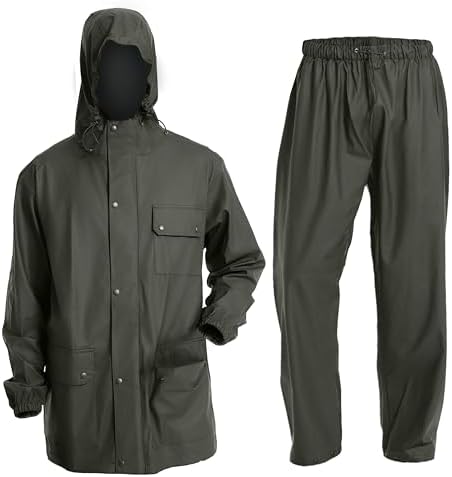 Amazon.com: HANMENGXUAN Rain Suit, Rain Gear for Men Women