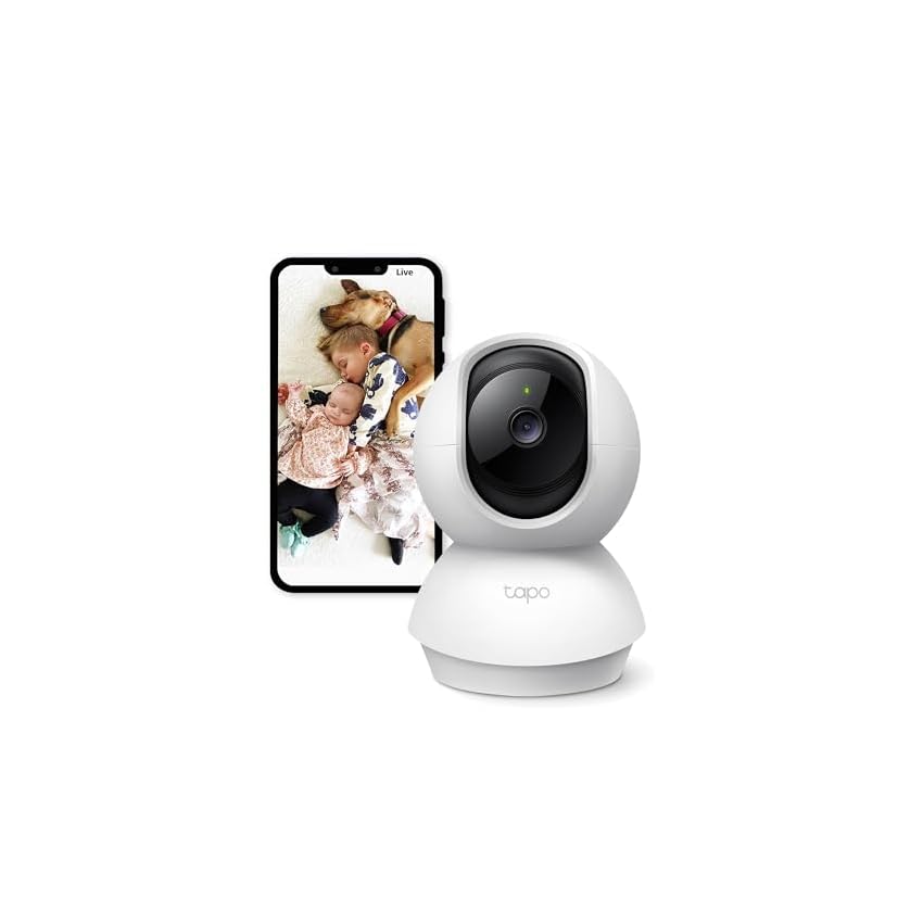 Tapo Telecamera di sicurezza intelligente Pan/Tilt C210, CCTV per interni