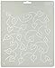 Quilting Creations Leaf Background Quilt Stencil