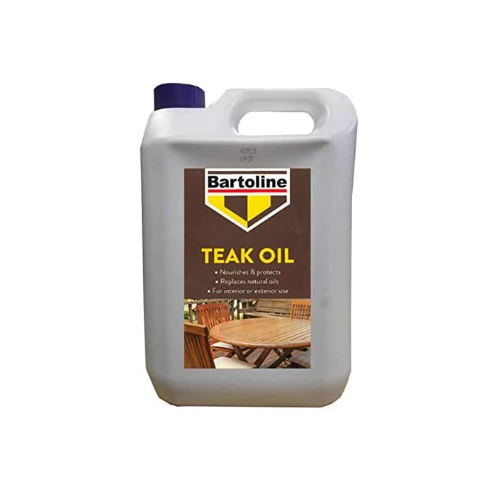 Buy Bartoline Teak Oil 5 Litres Replenishes Natural Oils to protect