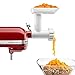 KitchenAid 80127 Stand Mixer Attachment with Food Grinder, Rotor Slicer, Shredder and Sausage Stuffer, White
