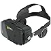 VR Viewer Helmet Virtual Reality Headset with Build-in Stereo Headphones and Adjustable Strap Movie Games 3D Glasses fits the Myopia for iOS & Android Smartphones within 3.5-6.2 inches (Z4 Black)