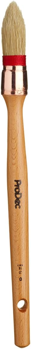 ProDec 4 Piece Pure Bristle Sash Brush Set for Precision Painting - Gloss Satin view 4