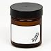 Medium Amber Glass Storage Jar with Air-Tight Lid