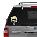 BSG Trump Punisher Hair Window Decal Bumper Sticker Funny pro USA NRA 2A