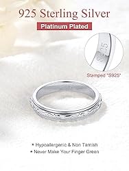 FOCALOOK Fidget Rings for Anxiety for