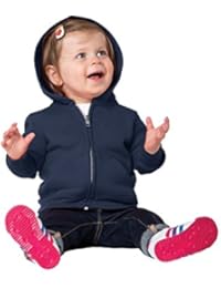 Precious Cargo Unisex-Baby Full Zip Hooded Sweatshirt 12M Navy