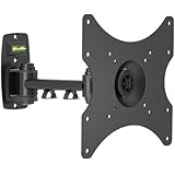 ViiRO Premium Full Motion TV Wall Mount Bracket +/- 180 Degree Swivel +/- 15 Degree Tilt Which Suits LCD, LED, Plasma Flat Screens or Monitors 23" to 42" (23 Inch - 42 Inch) - Max VESA 200x200 mm