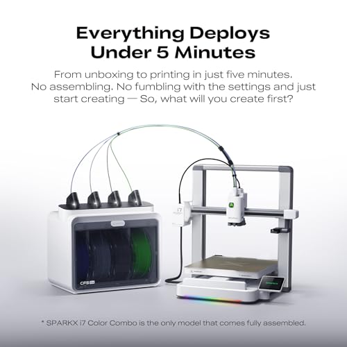 Creality i7 3D Printer for Beginners – Auto Leveling, AI Camera Monitoring, Automatic Filament Reload, Easy-to-Use High Speed, Perfect for Home Use