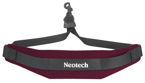 Neotech 1906152 Soft Sax Strap, Wine, Junior, Swivel Hook