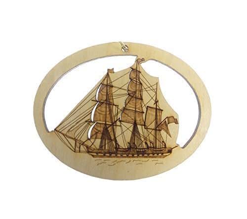Amazoncom personalized tall ship ornament  nautical christmas tree