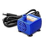 Veken Replacement Pump for 84oz/2.5L Cat Wat Fountain Pet Fountain Ultra Quiet Long Life Span 6ft Power Cable