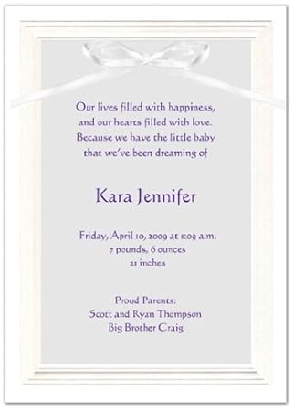 amazon birth announcements