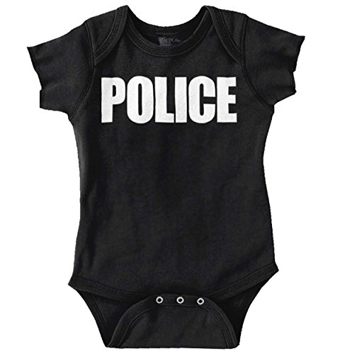 Police New Parents Baby Shower Gifts Funny Saying Baby Onesie Bodysuit