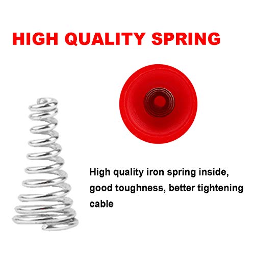 Yosawa 200-pieces Electrical Wire Connectors Screw Twist Terminals with Spring Inserted Cap Connections Assortment Set (LXM)