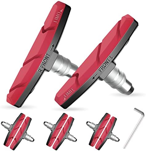 Alritz Bike Brake Pads Set, 3 Pairs 