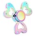 Weirui Threes Leaf Butterflies Brass Hexagon Fidget Spinners Hand Spinner for Killing Time Fidget Toy With Premium Hybrid Ceramic Bearing (4 4 Rainbow)