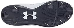 Under Armour Women's Glyde ST Softball Shoe, White