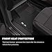 Husky Liners - X-ACT Contour | 2014-2018 Chevrolet Silverado/GMC Sierra 1500, 2015-2019 Chevrolet Silverado/GMC Sierra 2500/3500 HD Crew Cab, 2nd Row Liner - Black, 1 pc. | 53210