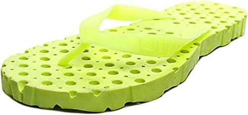 Chazzi Cheese Style Women US 9 Yellow Flip Flop Sandal